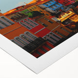 Art deco poster depicting a scenic Central American landscape on rolled canvas, suitable for dining room wall art.