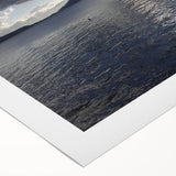 Art deco poster featuring a stylized Central American landscape in vibrant colors on a rolled canvas.