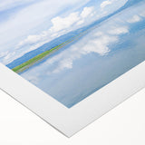 Art Deco poster of a Central American scenery in Honduras on rolled canvas, ideal for dining room wall art.