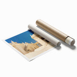 Extra large rolled print of a vibrant, floral scene in Central America, ideal for classy bathroom wall art.