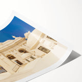 Extra large wall art featuring line art flowers in neutral tones on a rolled print, ideal for large living room decor.