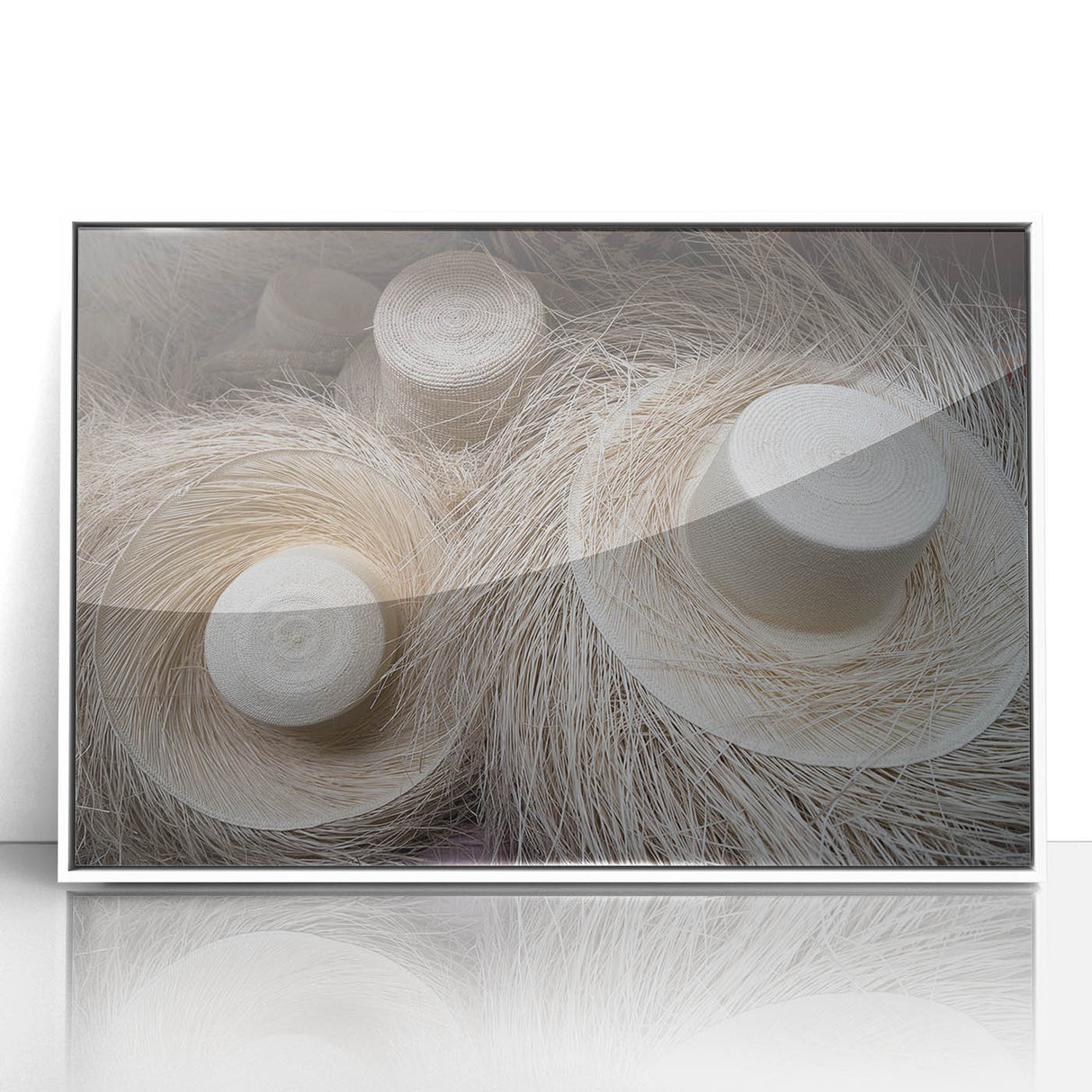 Art deco poster of Panama scenery in muted pastel shades, framed acrylic, ideal for nursery wall art.