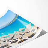 Extra large wall art featuring line art flowers in monochrome, ideal for large living room ambiance, rolled print format.