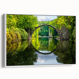 Vintage poster art of a European Bulgarian landscape on a framed canvas.