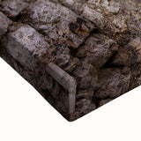 Large art of a black and white Croatian landscape on stretched canvas, ideal for bedroom wall decor.