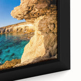 Extra large framed canvas featuring a textured, colorful European scenery in black, ideal for living room decor.