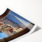 Extra large wall art featuring line art flowers in muted tones, ideal for large living room decor.