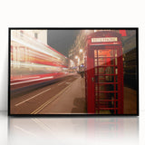 Large abstract wall art featuring a black and white London skyline on a framed acrylic, ideal for modern living room decor.