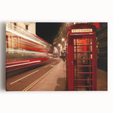 Black and white stretched canvas of London skyline, ideal for kitchen wall art or bedroom ambiance.