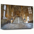 Acrylic print of Oxford scenery with soft earth tones, ideal for dining room or bedroom wall decor.
