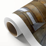 Art Deco style poster of Oxford scenery in soft pastel shades on rolled canvas.