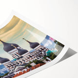 Extra large wall art featuring line art flowers in black on white, ideal for large living room decor.