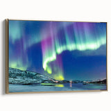 Framed canvas depicting a vintage-style Finnish landscape in muted gold and black tones, ideal for bedroom wall decor.