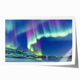 Extra large rolled print of a serene Finnish landscape with lush greenery and calm waters, suitable for art wall dining room.