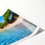 Extra large rolled print featuring line art flowers in muted earth tones, ideal for large living room wall art.