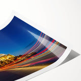 Extra large wall art featuring line art flowers in subdued tones on rolled print, suitable for large living room decor.