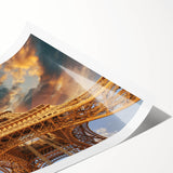 Extra large rolled print featuring line art flowers in soft monochrome, ideal for large living room wall art.