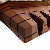 Black and white landscape art painting of Munich on stretched canvas, ideal for bedroom wall art.