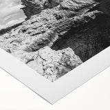 Art deco poster of Capri, Italy with vibrant blue and white tones on rolled canvas, ideal for dining room wall art.