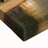 Black and white landscape art painting of Naples on large stretched canvas, suitable for bedroom wall decor.