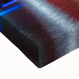 Black and white landscape art painting of Portofino on stretched canvas, ideal for bedroom wall decor.