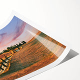 Extra large wall art featuring line art flowers in muted earth tones on a rolled print, ideal for large living room decor.