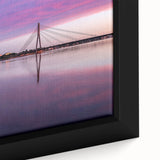 Extra large framed canvas of a textured, colorful Latvian landscape in black, ideal for living room decor.