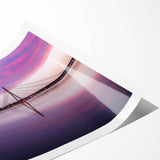 Extra large wall art featuring line art flowers in muted colors on a rolled print, ideal for large living room decor.