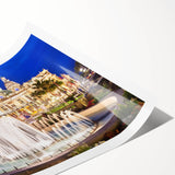 Extra large wall art featuring line art flowers in monochrome, printed on rolled canvas, ideal for large living room decor.