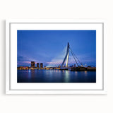 Textured abstract art print of European scenery in muted earth tones on a framed canvas, ideal for bedroom decor.