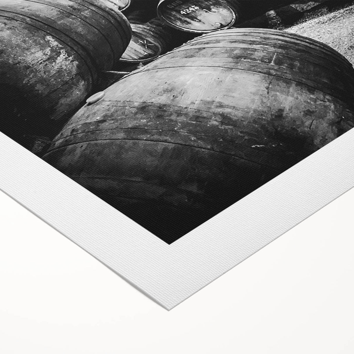 Art deco poster of Porto, Portugal, featuring muted earth tones on rolled canvas, suitable for dining room decor.