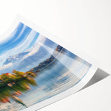 Extra large wall art featuring line art flowers, in muted earth tones on rolled print, ideal for large living room decor.