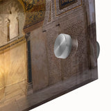 Large abstract wall art depicting Andalucia, Spain, in mid-century modernist style on acrylic glass.