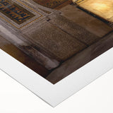 Art deco poster featuring a scenic view of Andalucia, Spain, with muted earth tones on rolled canvas.