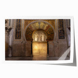 Rolled print of Andalucia, Spain scenery with vibrant floral elements, ideal for art wall dining room.