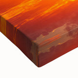 Black and white landscape art painting of Stockholm on stretched canvas, suitable for bedroom wall decor.