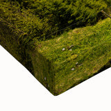 Black and white landscape art painting of a Swiss mountain, printed on large stretched canvas.