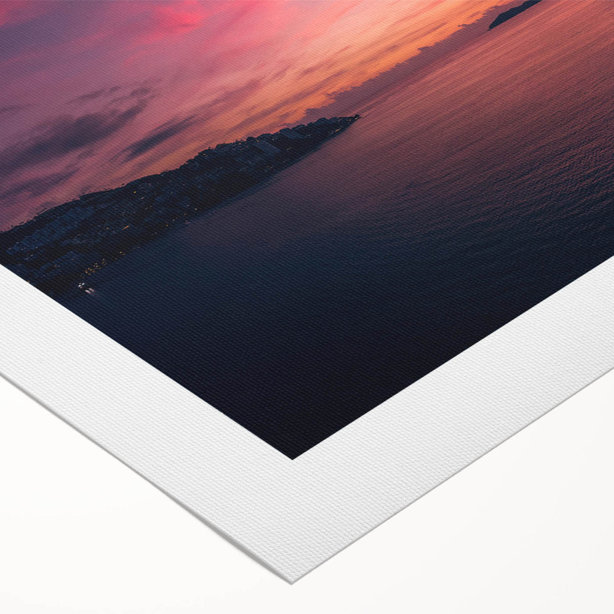 Art deco poster of Acapulco scenery in vibrant colors on rolled canvas, suitable for dining room wall art.