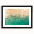 Abstract art print of Cabo San Lucas with vibrant, textured colors on a large framed canvas, ideal for living room decor.