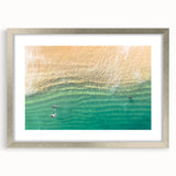 Textured art print of Cabo San Lucas scenery in abstract style.