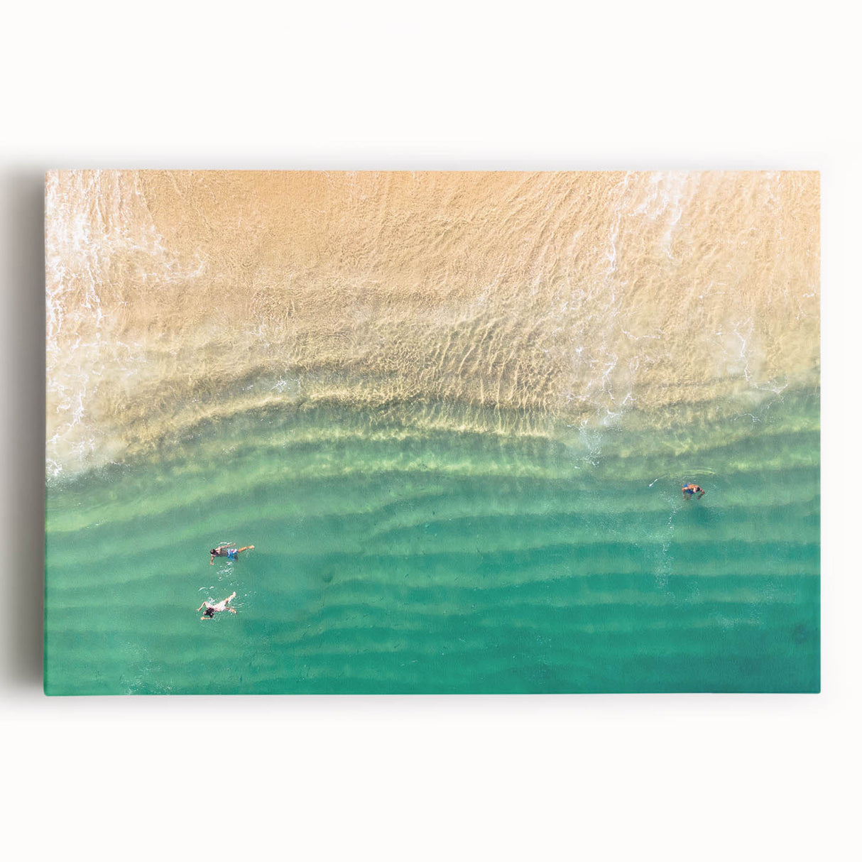Black and white stretched canvas of Cabo San Lucas scenery, ideal for kitchen wall art.