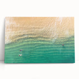 Black and white stretched canvas of Cabo San Lucas scenery, ideal for kitchen wall art.