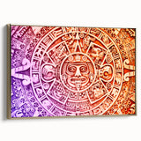 Framed canvas depicting a vintage-style Cancun landscape in black and gold tones, ideal for bedroom wall art.