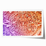 Extra large rolled print of Cancun scenery with vibrant ocean and sky hues, ideal for art wall dining room.