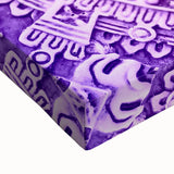 Black and white landscape art painting of Cancun on stretched canvas, ideal for bedroom wall decor.