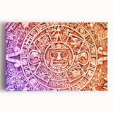 Black and white stretched canvas featuring Cancun scenery, ideal for kitchen wall art.