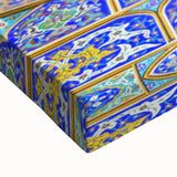 Black and white landscape art painting of a Middle Eastern scenery on large stretched canvas, ideal for bedroom wall art.