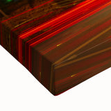 Large art of Tel Aviv landscape in black and white on stretched canvas, suitable for bedroom wall decor.