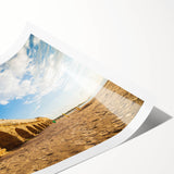 Extra large wall art featuring line art flowers in muted tones on a rolled canvas, suitable for large living room spaces.