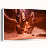 Vintage poster art of a Jordanian landscape in colorful hues on a large framed canvas, ideal for living room decor.